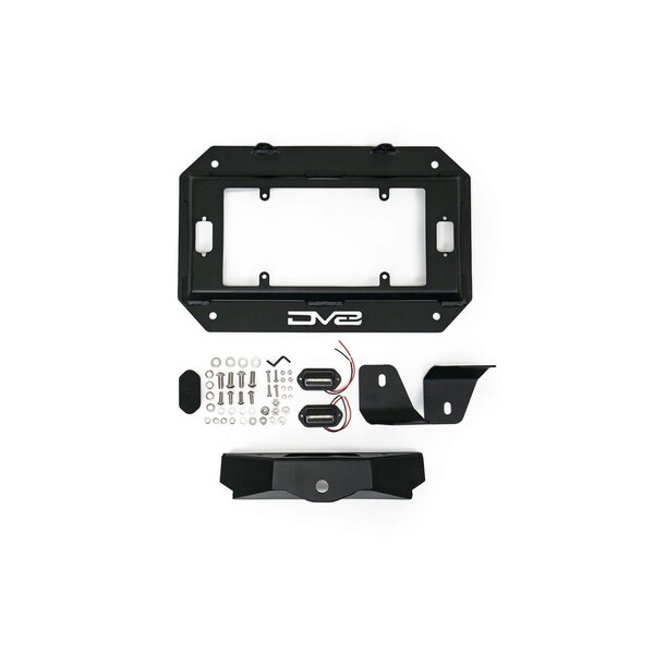 Dv8 Offroad 18C WRANGLER JL SPARE TIRE DELETE WITH LIGHT MOUNTS TSJL-03 - main